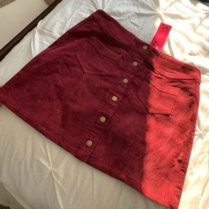 Corduroy Skirt